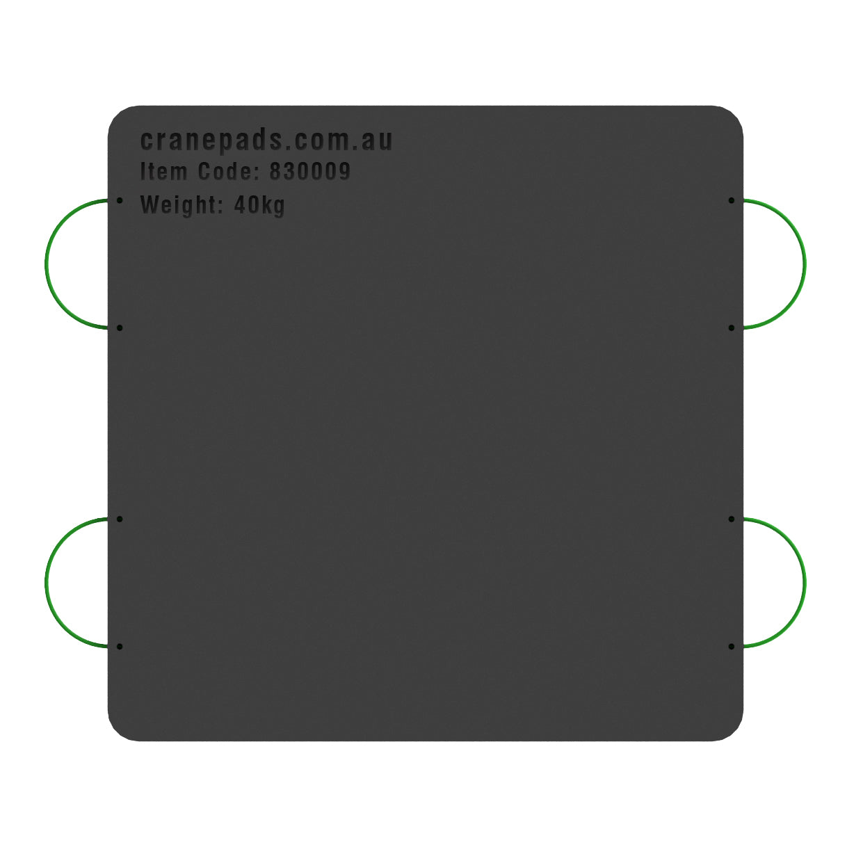 1000 x 1000 x 40mm Crane Outrigger Pad