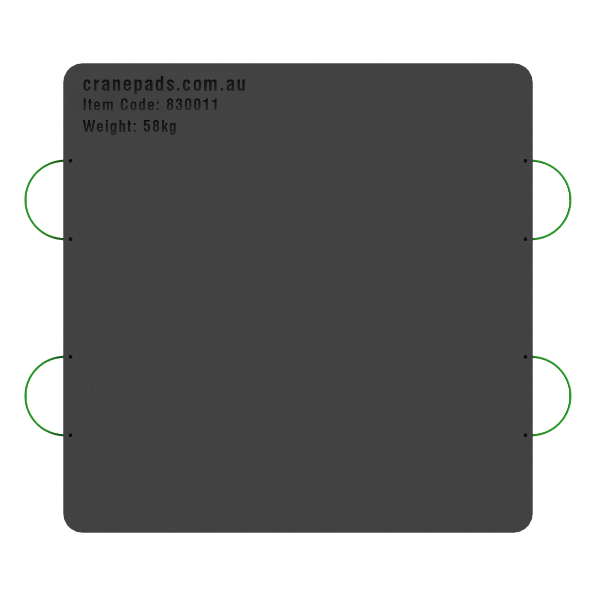 1200 x 1200 x 40mm Crane Outrigger Pad
