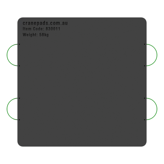 1200 x 1200 x 40mm Crane Outrigger Pad