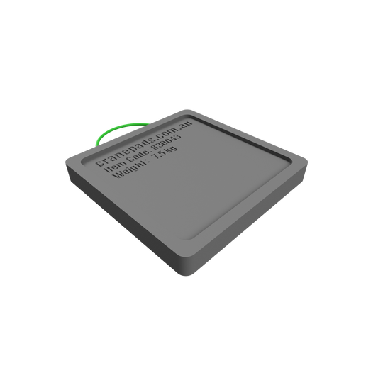 400 x 400 x 50 stackable crane outrigger pad