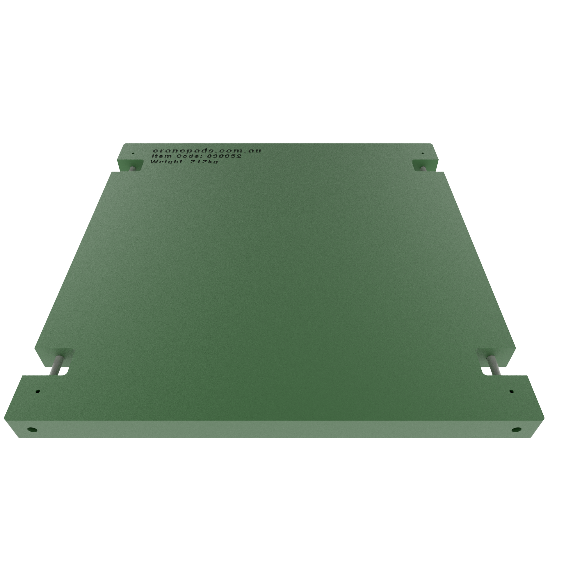 1500 x 1500 x 100mm Heavy-Duty Crane Outrigger Pad