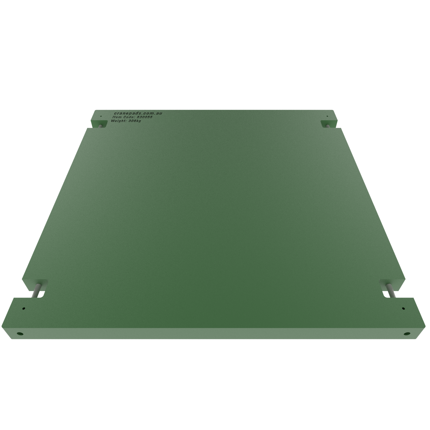 1800 x 1800 x 100mm Heavy-Duty Crane Outrigger Pad