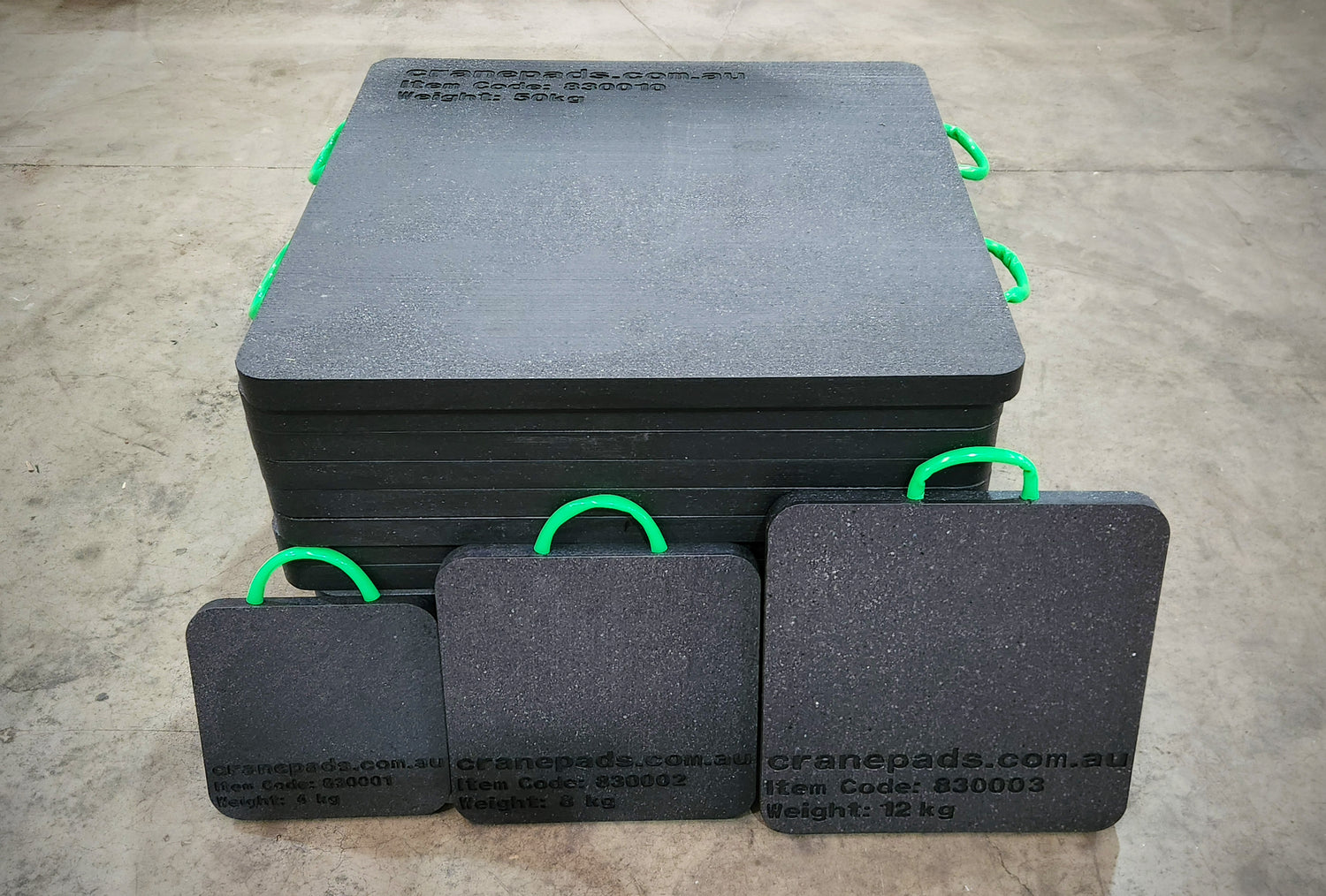 assortment of cranepads