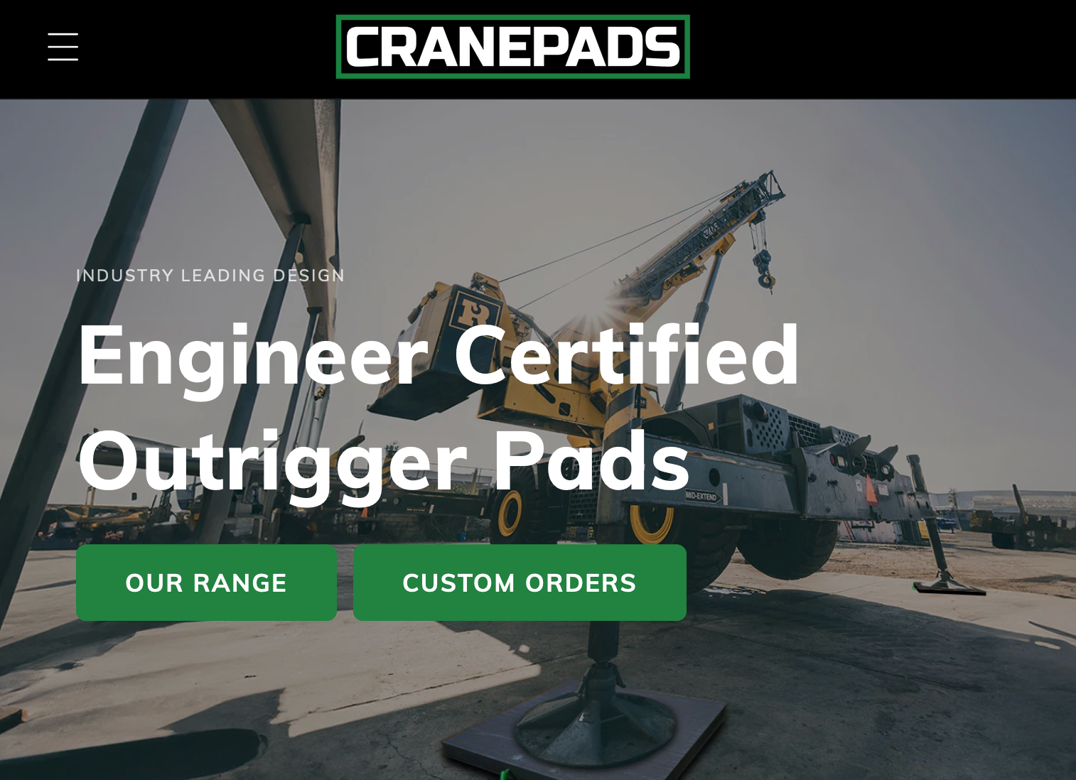 Cranepads - Engineer Certified Outrigger Pads Cranepads - Engineer Certified Outrigger Pads